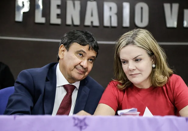 Governador Wellington Dias e Senadora Gleisi Hoffmann  