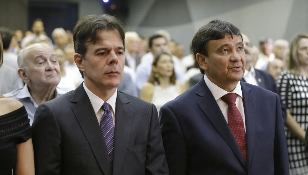 Mário Lacerda ao lado do Governardo