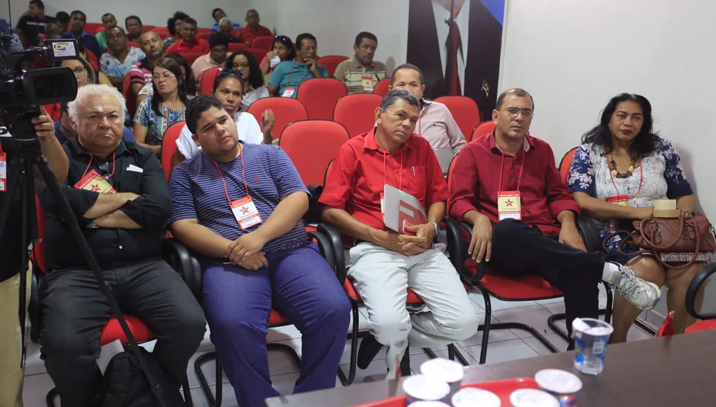 Membros do Partido do Trabalhadores participaram do evento