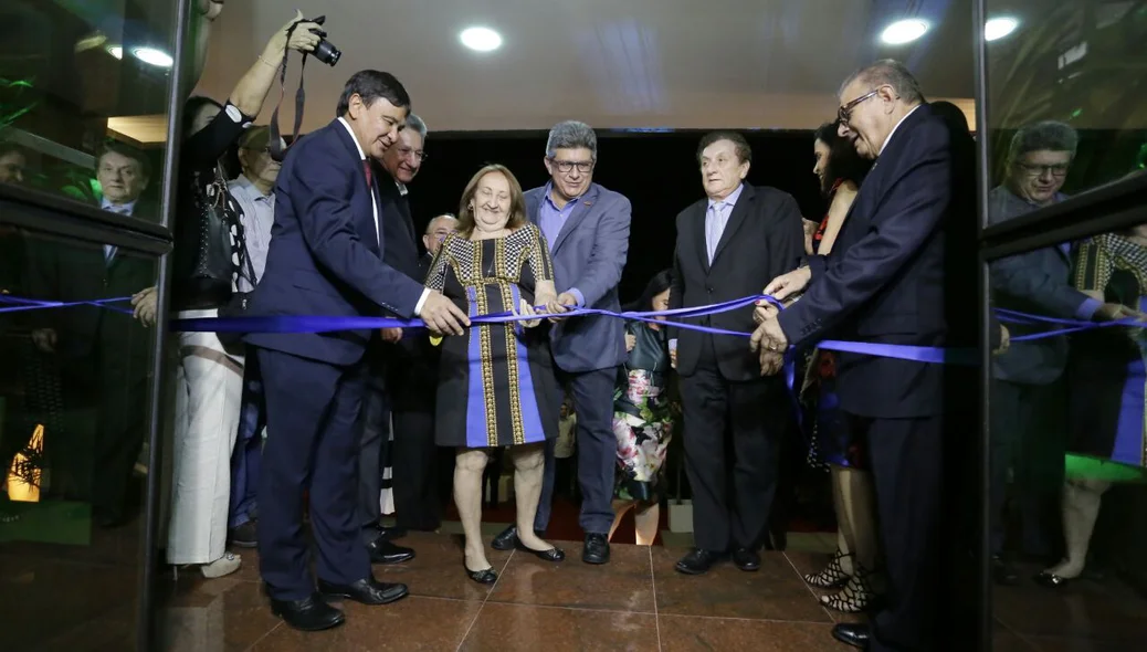 Momento da inauguração 