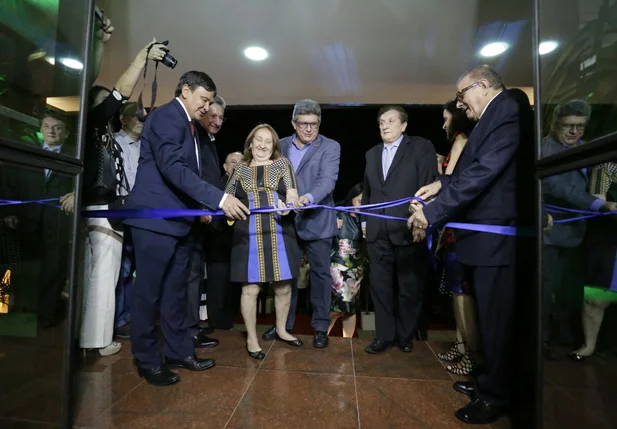 Momento da inauguração 