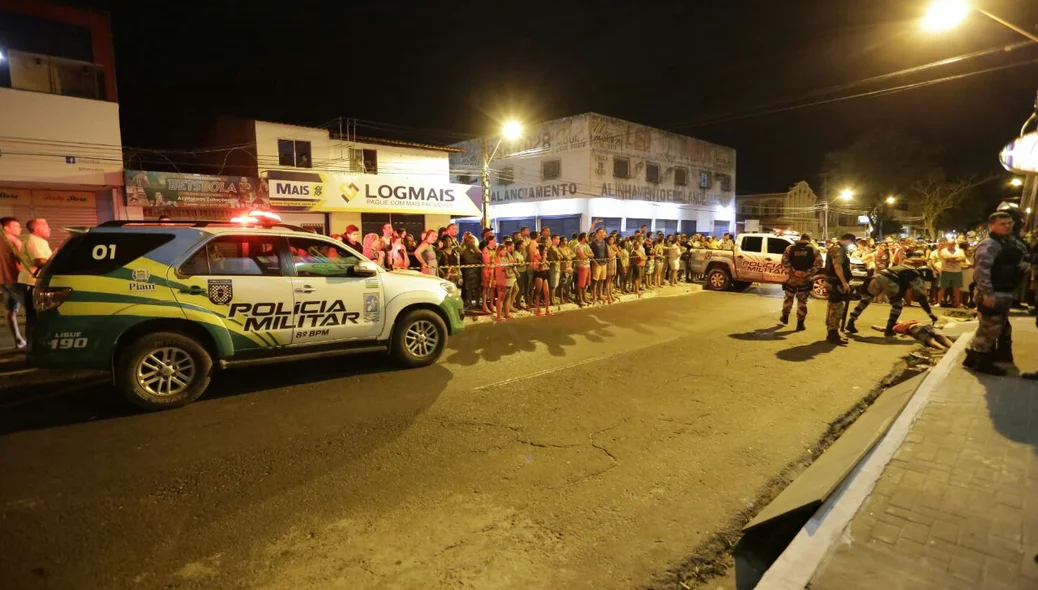 O caso aconteceu na avenida principal do Dirceu