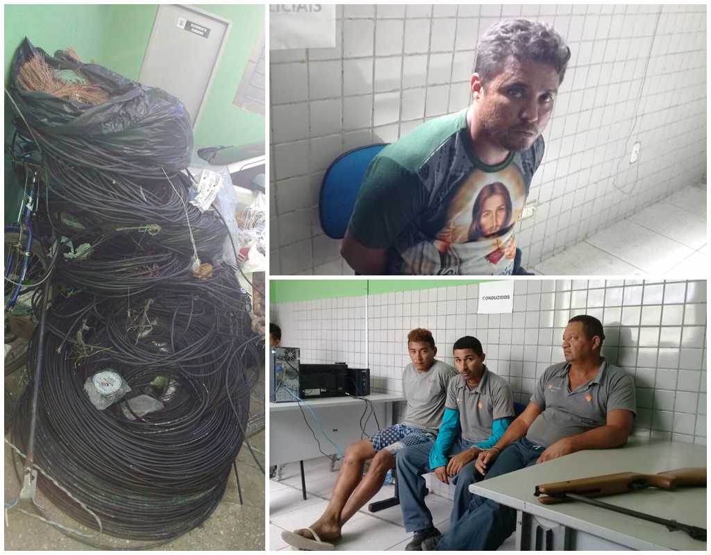 Prisões e apreensões feitas pela polícia do 9° Batalhão