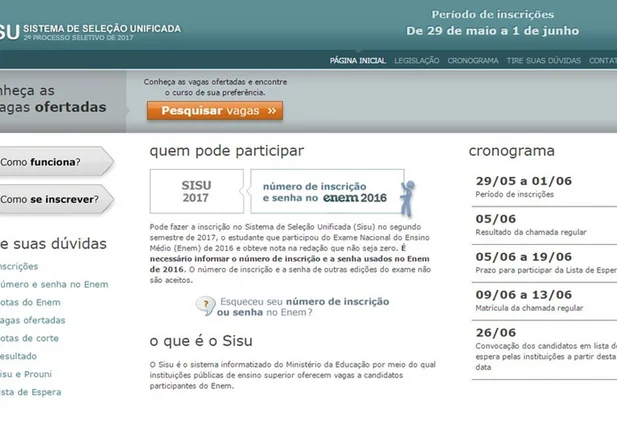Sisu abre consulta de vagas
