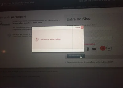 Site do Sisu apresenta problemas durante inscrições