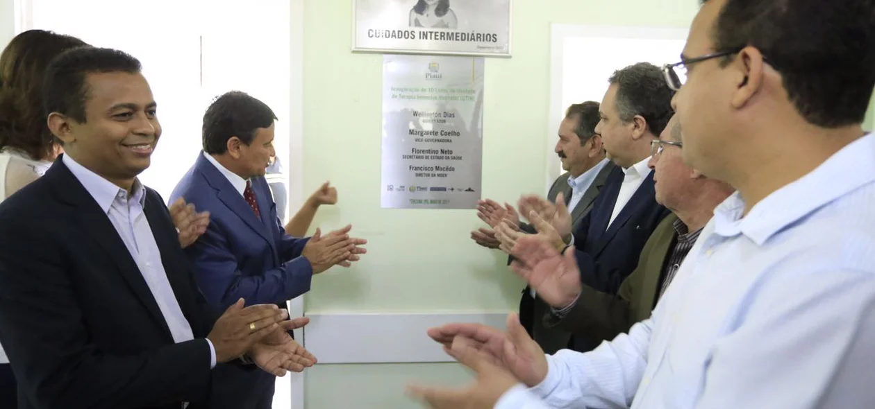 Solenidade de inauguração da UTI neonatal da Maternidade Evangelina Rosa