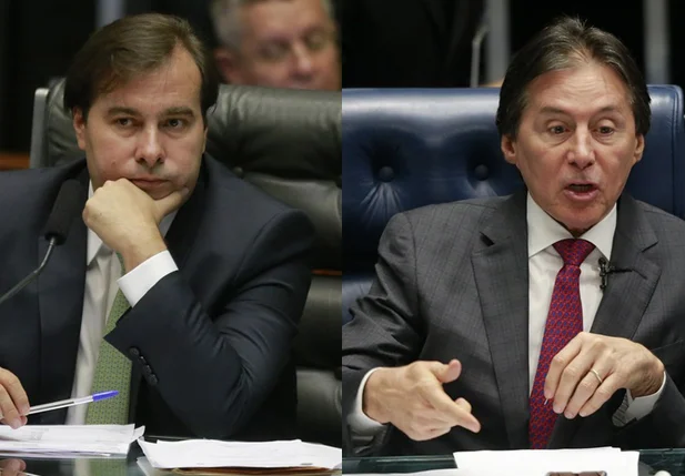 Rodrigo Maia e Eunício Oliveira