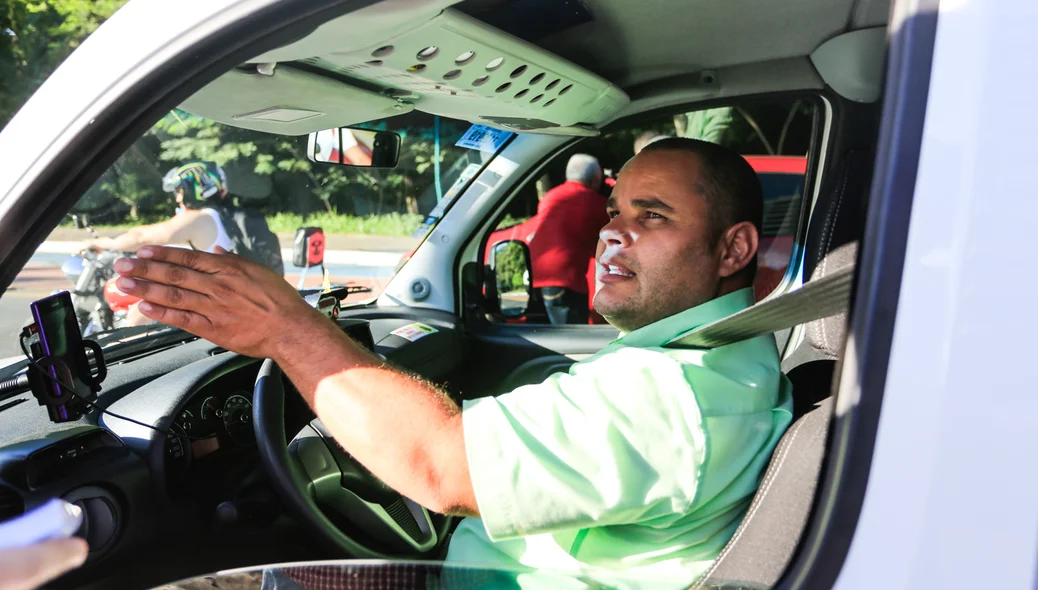 Taxista gostou da nova sinalização 
