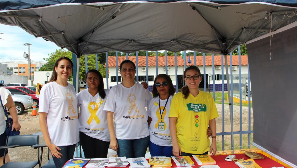 Equipe que estava participando da campanha