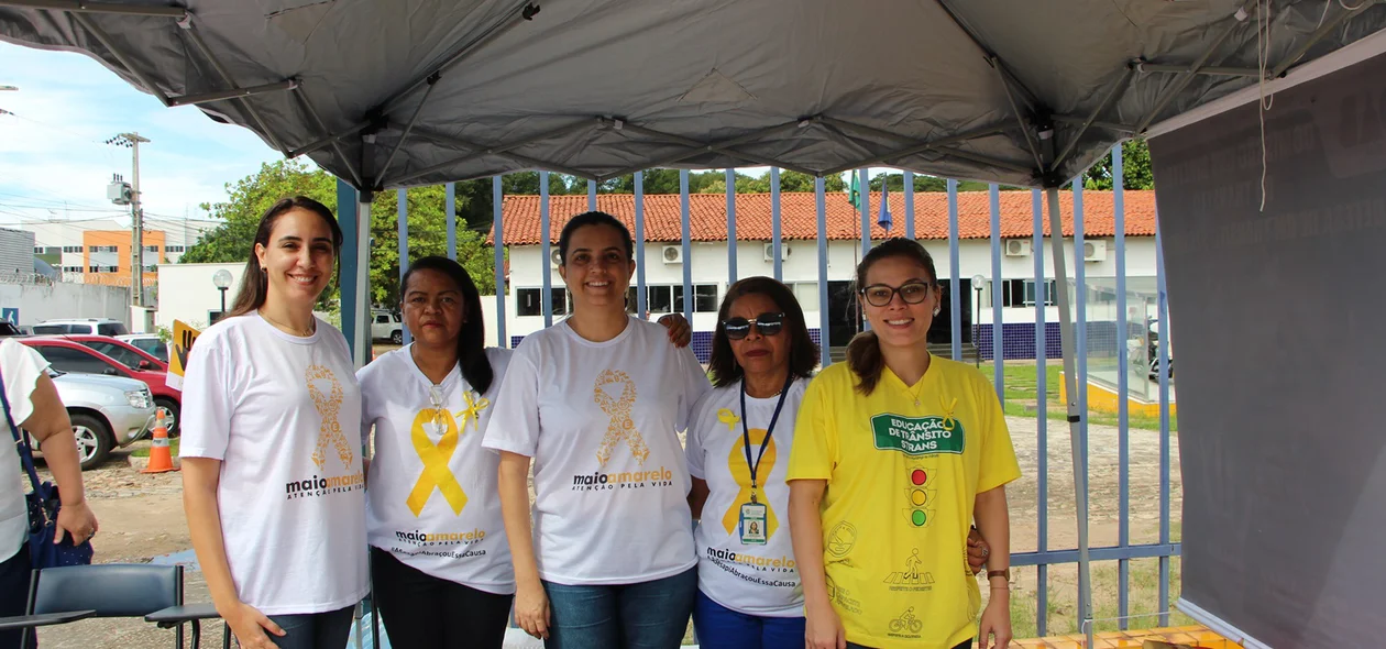 Equipe que estava participando da campanha