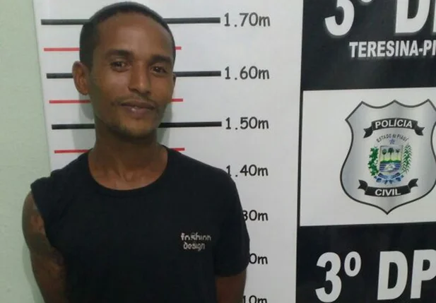 Suspeito preso na Vila Nova Parnaíba em Teresina