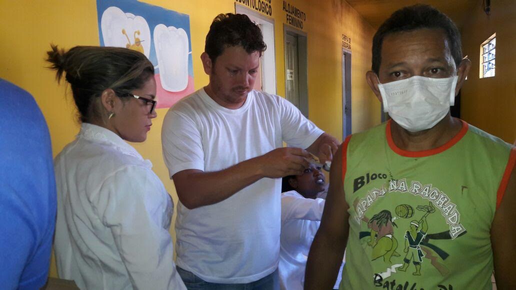 Campanha de vacina contra gripe em Esperantina