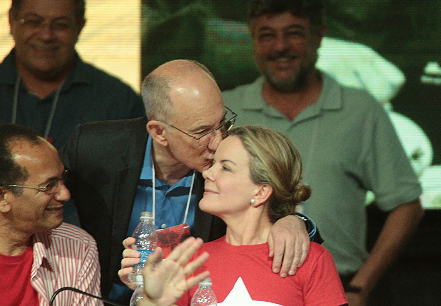 Rui Falcão no congresso nacional do PT