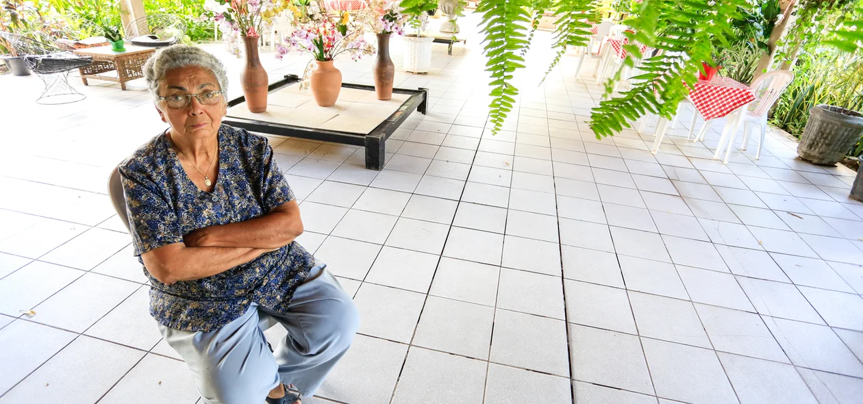 Dona Graça Cordeiro, coordenadora do Lar da Esperança