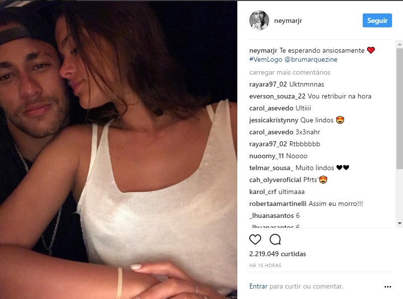 Neymar e Bruna Marquezine