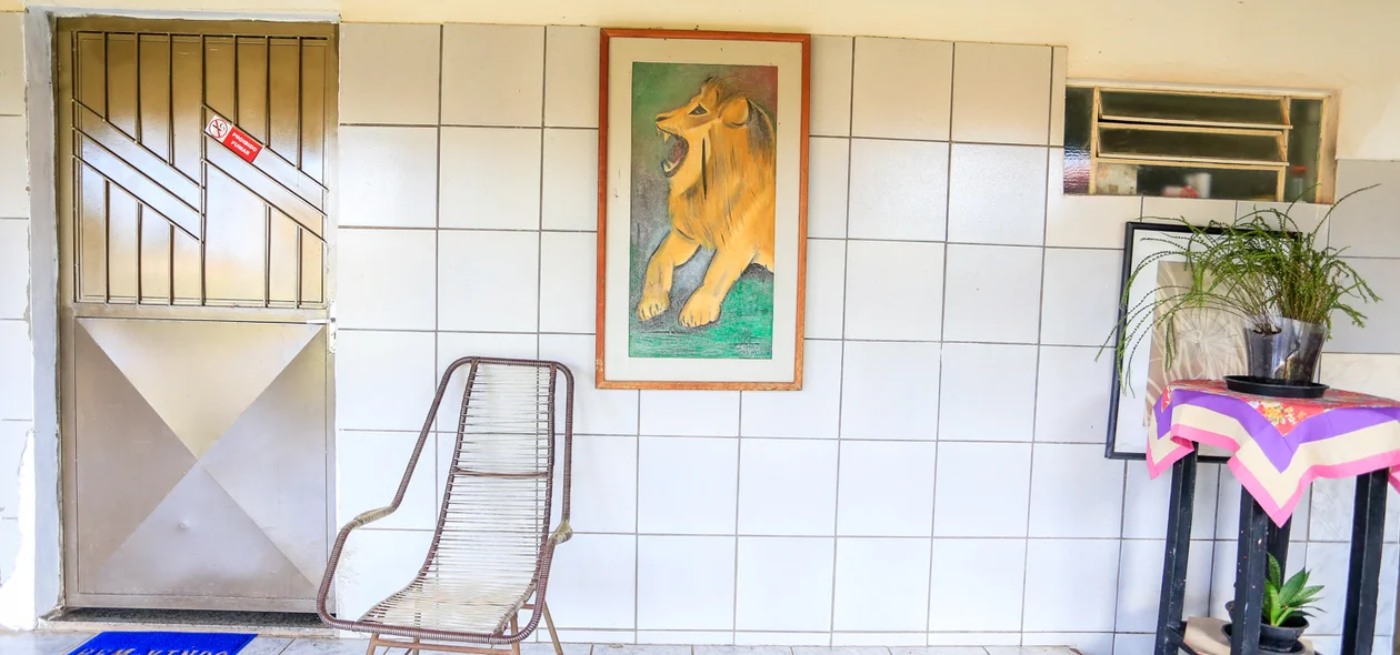 Quadro no Lar da Esperança