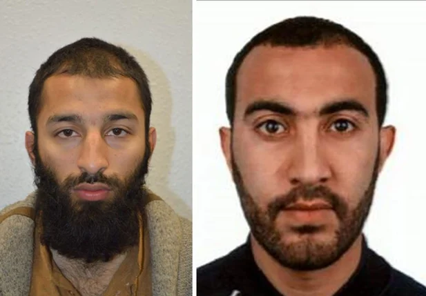 Os suspeitos Khuram Shazad Butt e Rachid Redouane, identificados pela polícia britânica