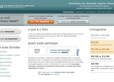 Resultado do Sisu