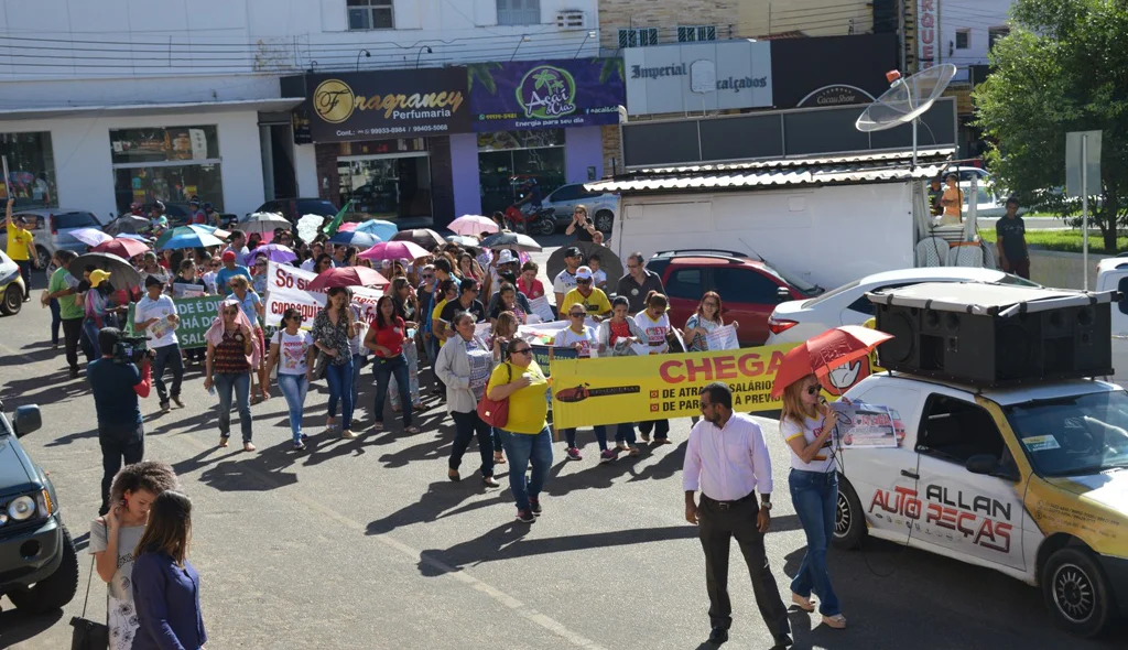 Saída da caminhada