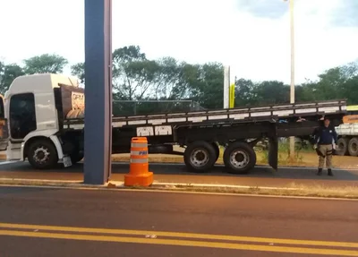 Caminhão notificado