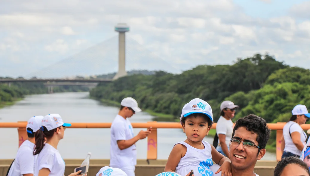 Crianças da Caminhada da Fraternidade 