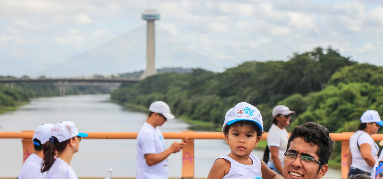 Crianças da Caminhada da Fraternidade 