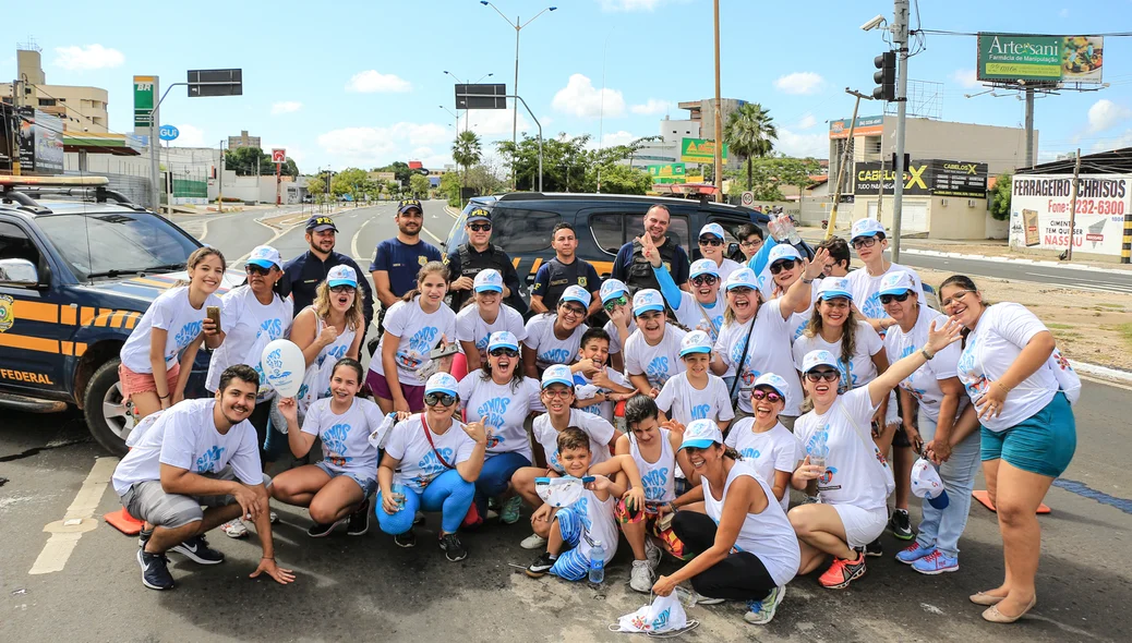 Familiares na Caminhada da Fraternidade  