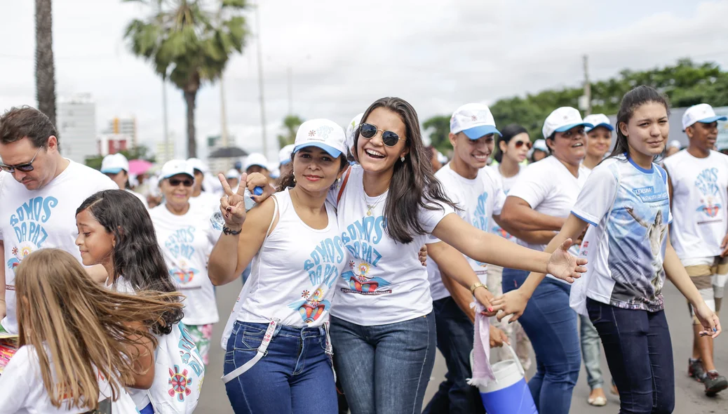 Jovens da Caminhada da Fraternidade