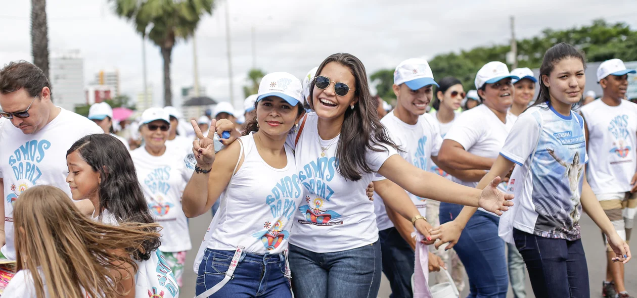 Jovens da Caminhada da Fraternidade