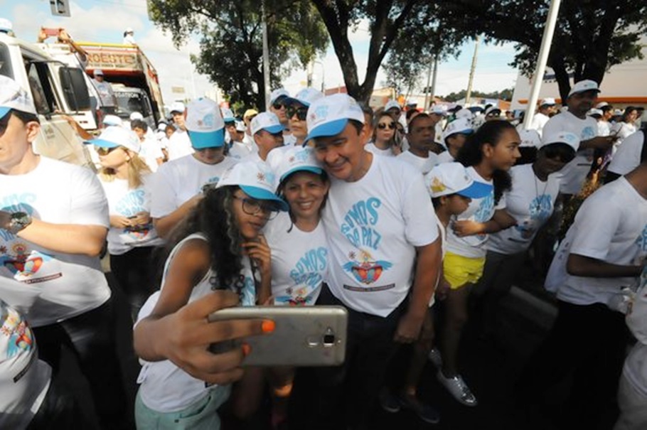 Wellington Dias na Caminhada da Fraternidade 2017