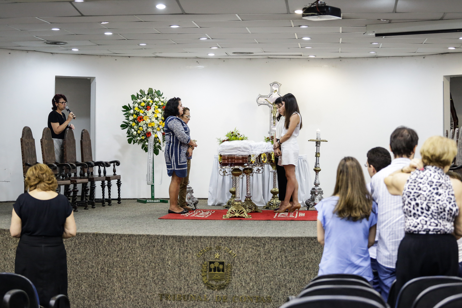 Velório do ex-conselheiro do TCE