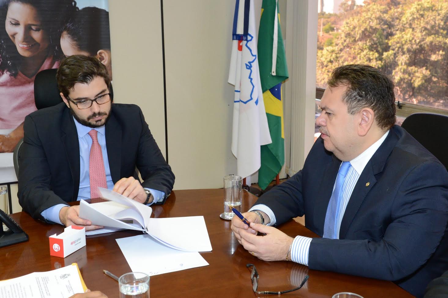 Silas Freire participou da reuniao