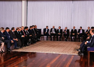 Wellington em encontro com Michel Temer