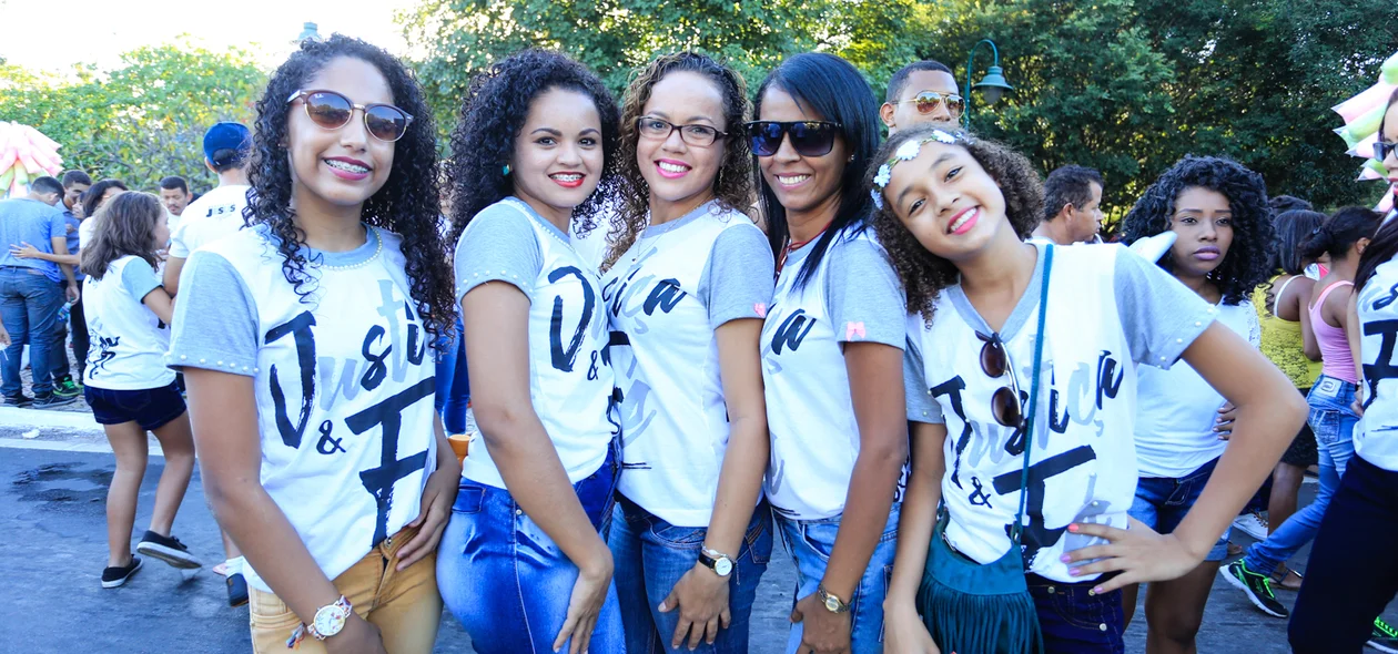 Familiares na Marcha para Jesus 