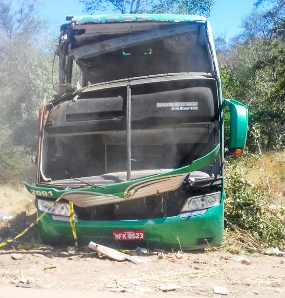 Frente do ônibus
