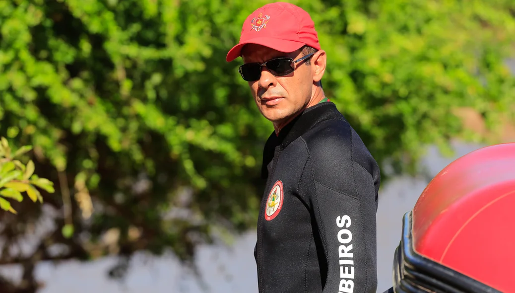 Tenente Aurinaldo, do Corpo de Bombeiros do Maranhão