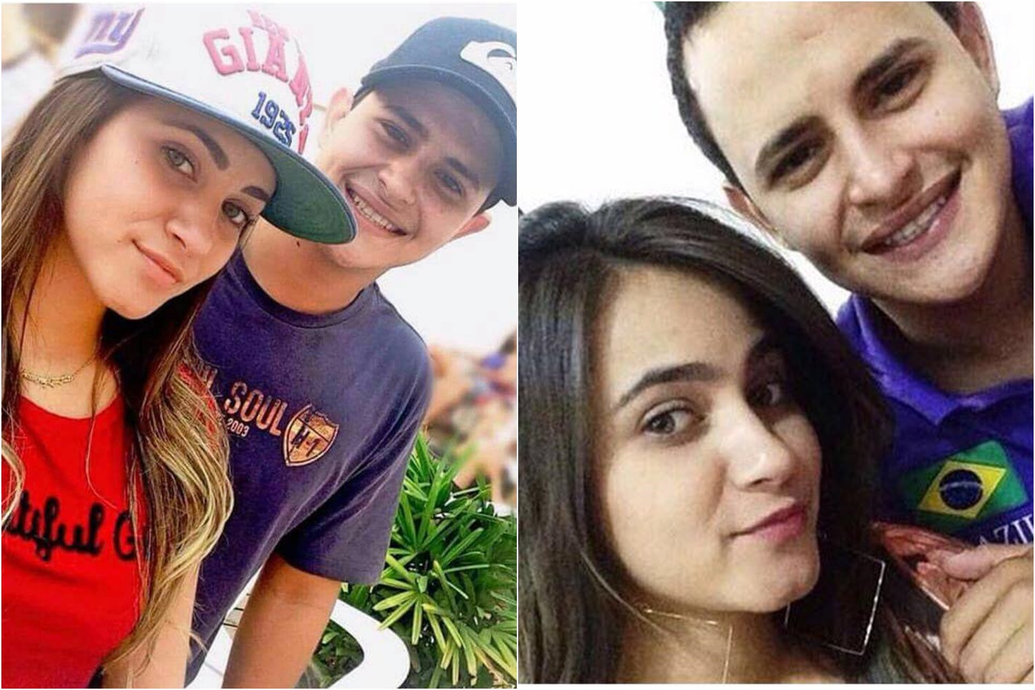 Mariana Helena e o namorado Diogo