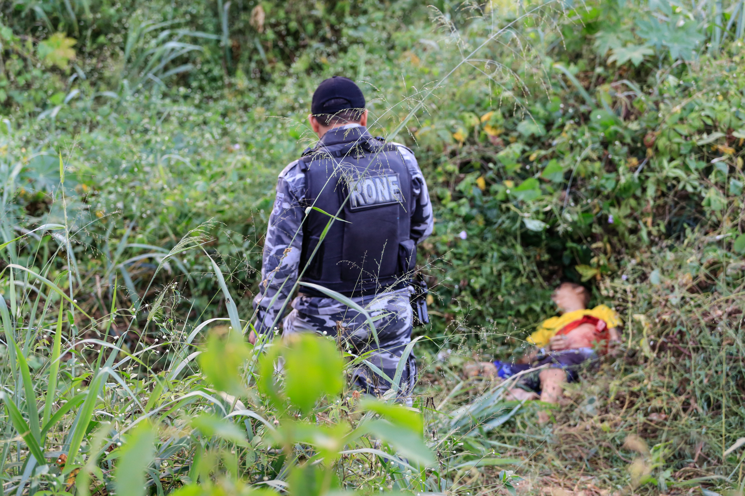 Bandido alvejado veio a óbito no local