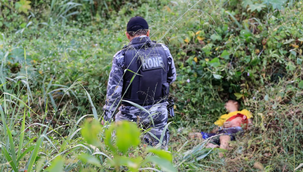Bandido alvejado veio a óbito no local