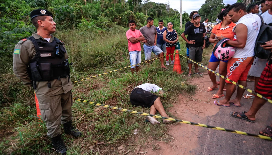 Outro bandido que foi  baleado e veio a óbito