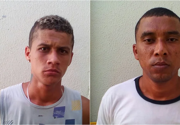 A dupla foi presa, no bairro Pierote, na cidade de União