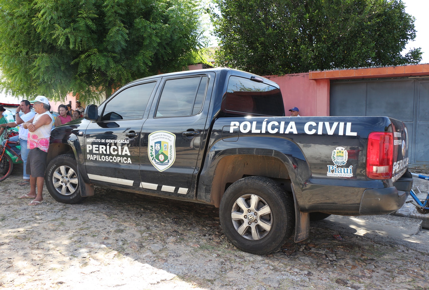 A Polícia Civil foi acionada para realizar perícia no local
