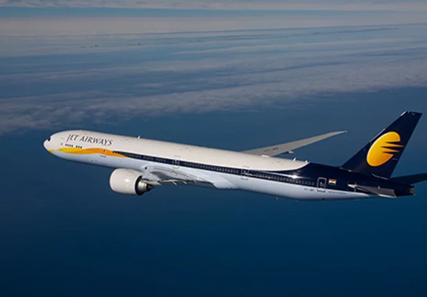 Avião da Jet Airways 