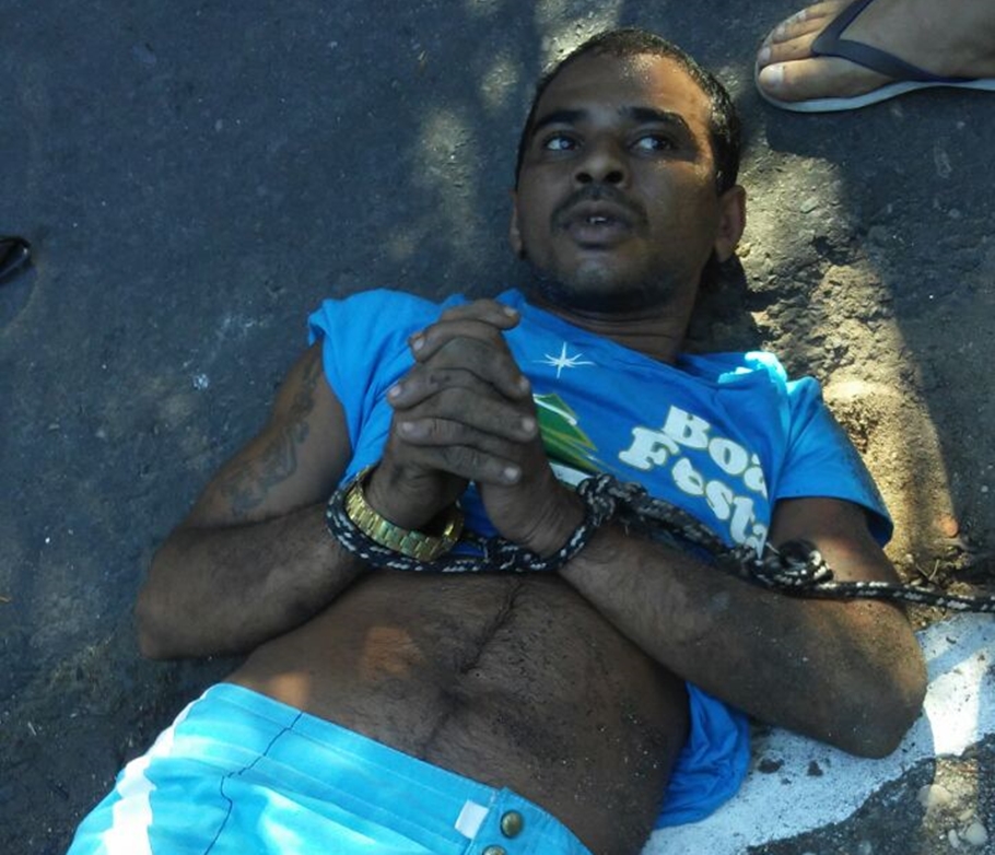 Suspeito de tentar assaltar uma mulher na zona norte