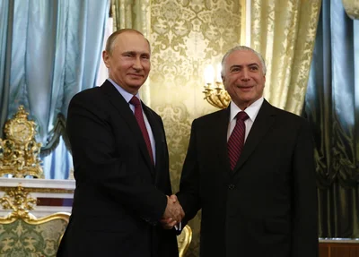 Vladmir Putin e Michel Temer