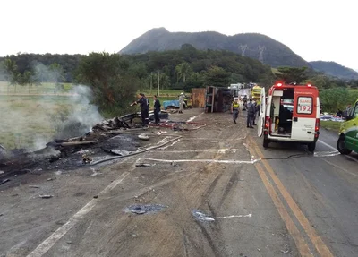 Acidente de trânsito no Espírito Santo