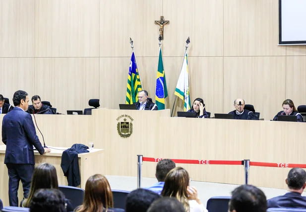 Gil Carlos durante seu pronunciamento