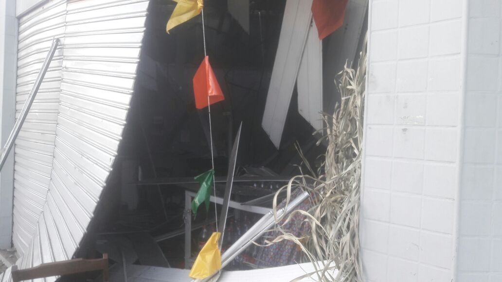 Local ficou destruído