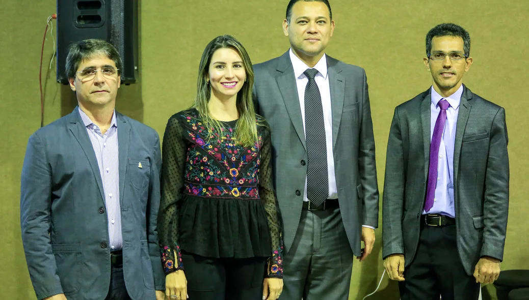 Delegado Marcos Lemos, Delegada Bruna Verena, Delegado Riedel Batista e Investigador Edelvan 