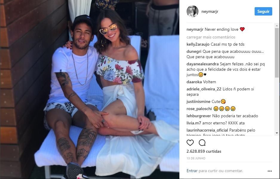 Neymar e Bruna Marquezine